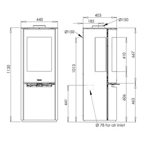 Aduro 22.5 Dimensions