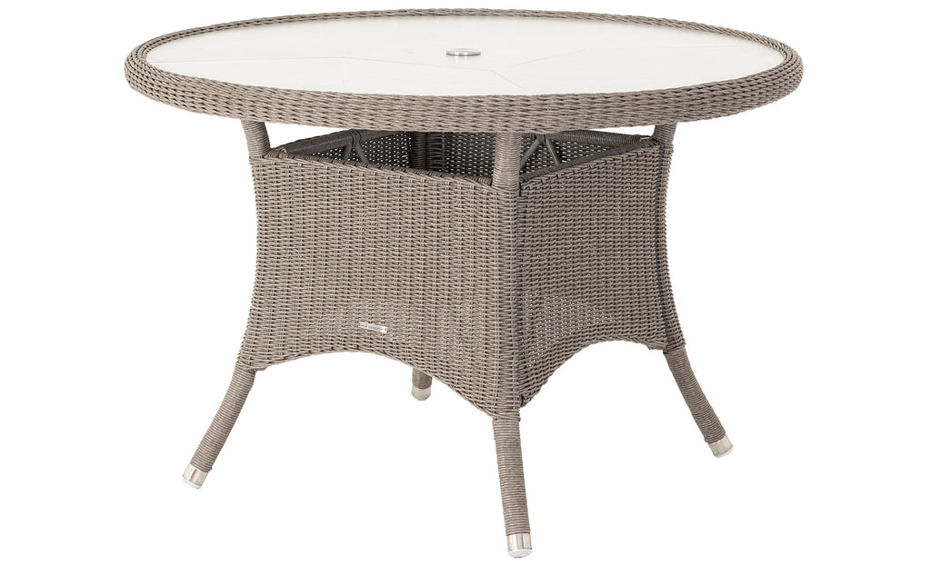 Alexander Rose - Hazelmere Grey Round 4 Seat Dining Table 1.15m