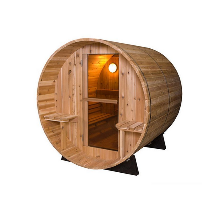 Barrel Rustic Sauna 7+1 ft