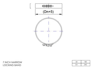 7” Insulated Twin Wall - Locking Bands - Matt Black