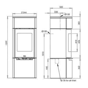 Aduro 9 Lux Beton Dimensions