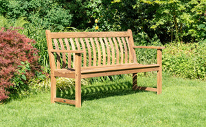 Alexander Rose - Albany Broadfield Dark Acacia 3 Seat Bench 5ft