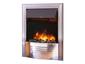Celsi - Accent Fires - 16" Infusion Chrome Inset Electric Fire