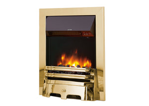 Celsi - Accent Fires - 16" Traditional Brass Inset Electric Fire