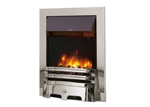Celsi - Accent Fires - 16" Traditional Chrome Inset Electric Fire