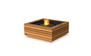 EcoSmart Fire Base 30 Fire Pit Table Teak