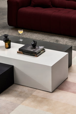 Blinde Design Bloc L1 Concrete Coffee Table Graphite