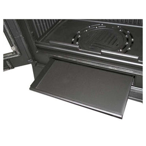 Bronpi - Bury 14 - 14.6kW Side Glass Freestanding Wood Stove ash pan detail