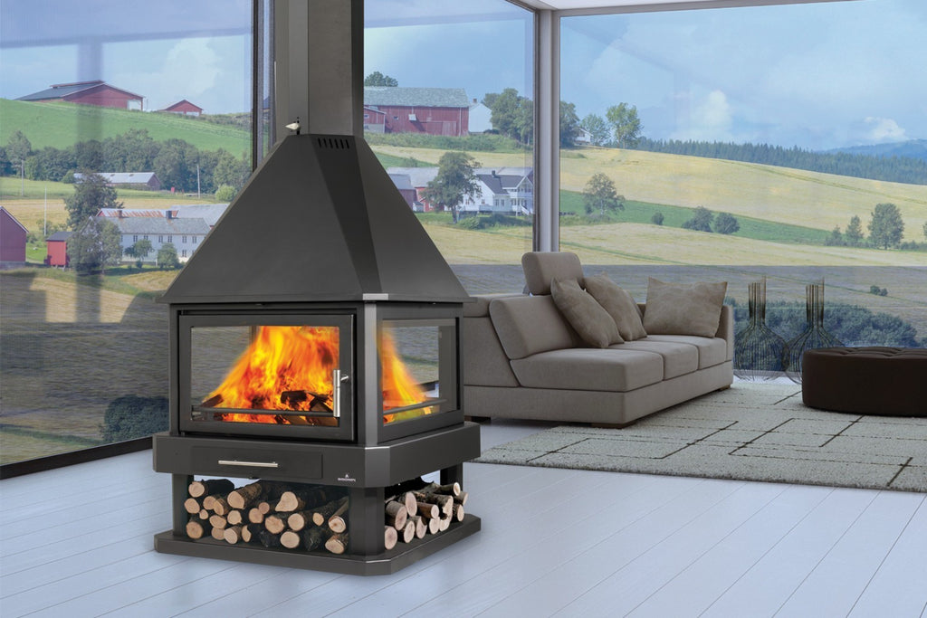 Bronpi - Huelva - 16kW Four-Sided Freestanding Wood Stove