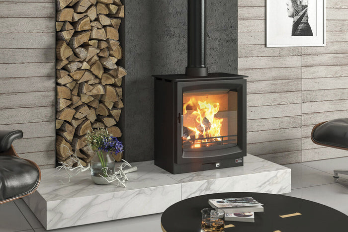 Henley - Burnbright with Logstore - 6.7kW Multi Fuel Wood Burning Stove