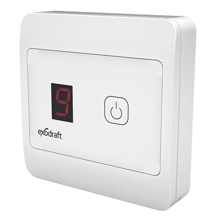 Exodraft Chimney Fans - Control System with Speed Control and Temperature Sensor, Max. 1.2A