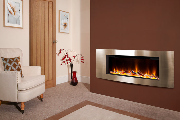 Celsi - Electriflame Fires - VR Vichy 40" Champagne Wall Inset Electric Fire