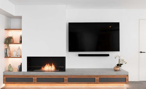 EcoSmart Flex Fireplace 50RC Right Corner Black