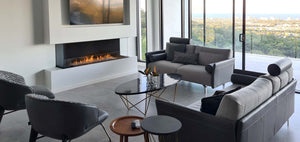 EcoSmart Flex Fireplace 68BY Bay Black