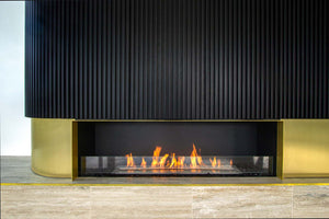 EcoSmart Flex Fireplace 68SS Single Sided Black