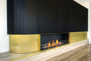 EcoSmart Flex Fireplace 68SS Single Sided Black