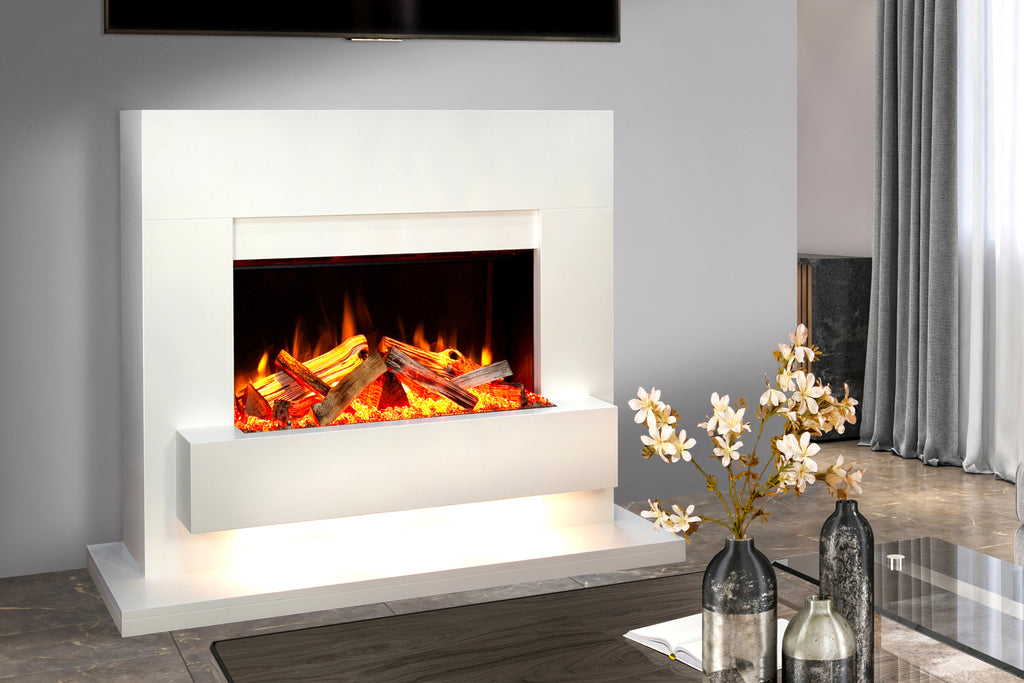Celsi - Luminaire Suites - Illumia 800 Smooth White Freestanding Suites