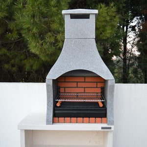 Xclusive Decor - Firenze Charcoal Barbecue with Side Table