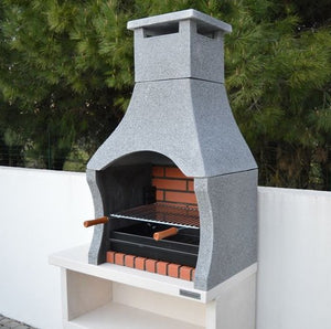 Xclusive Decor - Firenze Charcoal Barbecue with Side Table