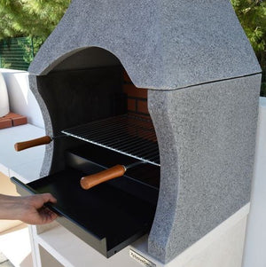 Xclusive Decor - Firenze Charcoal Barbecue with Side Table