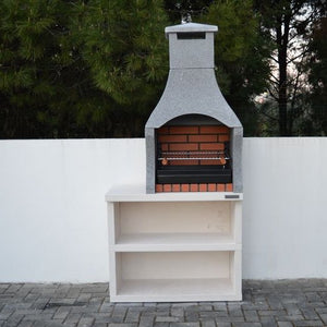 Xclusive Decor - Firenze Charcoal Barbecue with Side Table