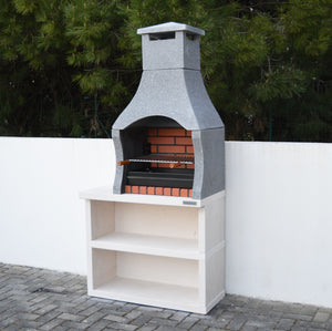 Xclusive Decor - Firenze Charcoal Barbecue with Side Table