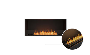 EcoSmart Flex Fireplace 50SS Single Sided Black