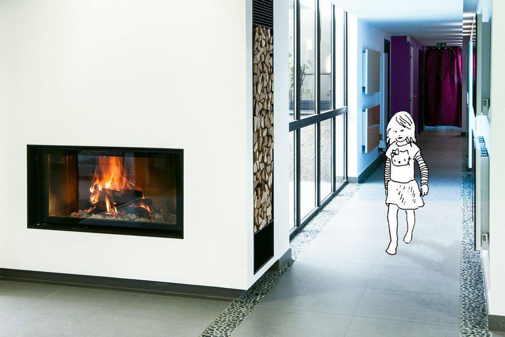 Fondis  - Ulys 1100 - 14kW Inset Wood Stove