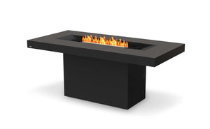 EcoSmart Fire Gin 90 (Bar) Fire Pit Table Graphite