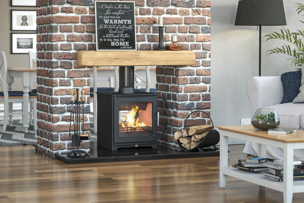 Henley Hazelwood Double Sided Wood Burning Stove