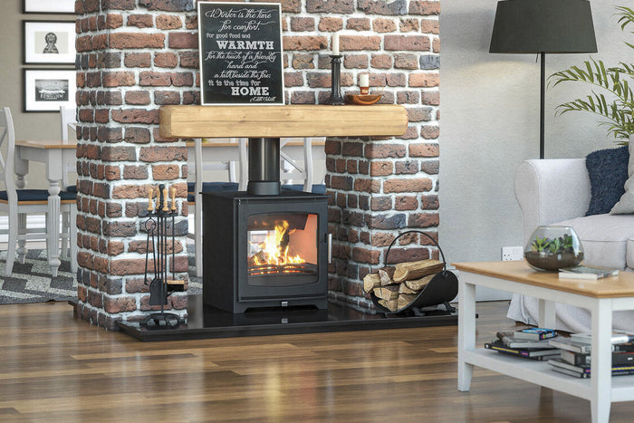 Henley - Hazelwood Double Side - 6.5kW Wood Burning Stove