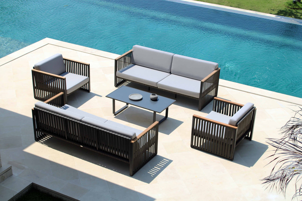 Skyline Design - Horizon - 6 Seat Outdoor Lounge Set With Coffee Table