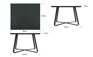 Skyline Design - Horizon 4-Seat Square Dining Table