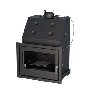 Bronpi - HydroBronpi 80E Vision - 27kW Wood Burning Boiler Stove cutout