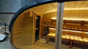 Hobbi Sauna with Full Front Panoramic Window