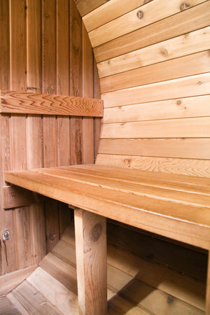 Barrel Rustic Sauna 8ft