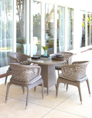 Skyline Design - Journey - 4 Seat Outdoor Dining Set with Tivoli Bistro Table