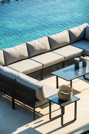Skyline Design - Kitt - 9 Seat Outdoor Lounge Set With Horizon Coffee Table And Side Tables