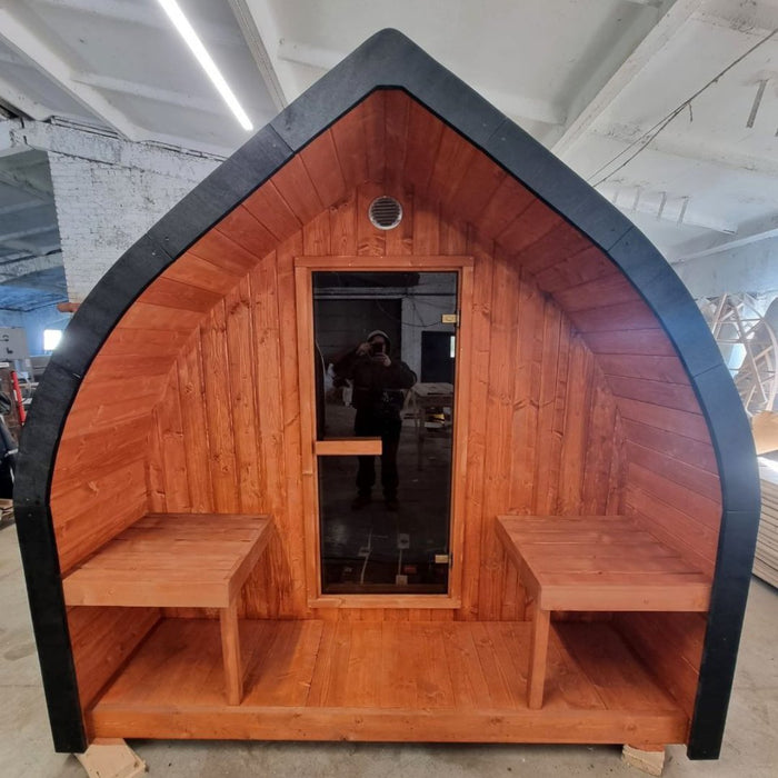 Leaf Shape Sauna with Terrace