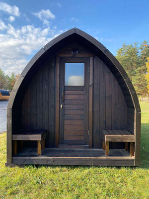 Leaf Shape Sauna with Terrace