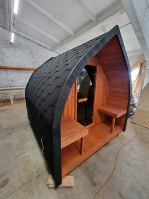 Leaf Shape Sauna with Terrace