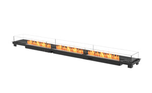 EcoSmart Fire Linear 130 Fire Pit Kit Black