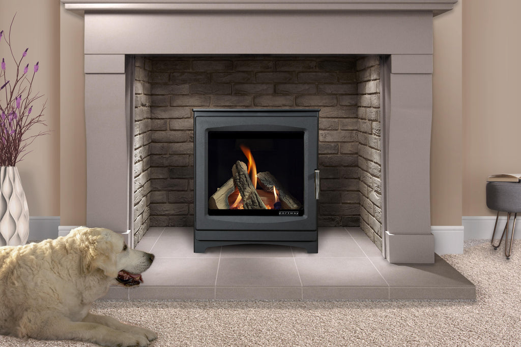 Portway - Luxima Gemma Contemporary - 3kW Balanced Flue Gas Stove