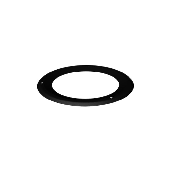 7" Stove Pipe - Decorative Trim Ring - Matt Black