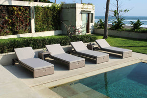 Skyline Design - Miami Breeze - 4 Seat Sun Lounger Set with Side Tables