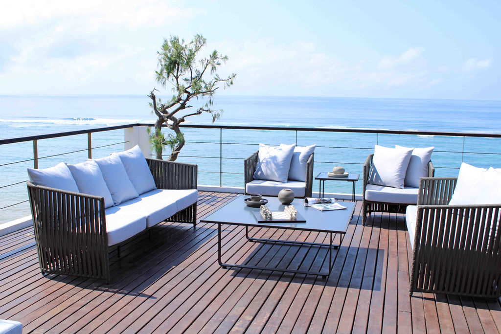 Skyline Design - Milano - 7 Seat Outdoor Lounge Set With Horizon Coffee and Side Table