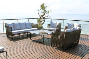 Skyline Design - Milano - 7 Seat Outdoor Lounge Set With Horizon Coffee and Side Table