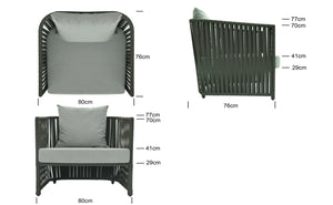 Skyline Design - Milano Arm Chair