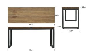 Skyline Design - Nautic Rectangle Bench Side Table