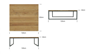 Skyline Design - Nautic Square Coffee Table